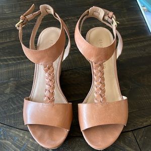 Franco Sarto Serenity size 7.5M cork wedge sandals